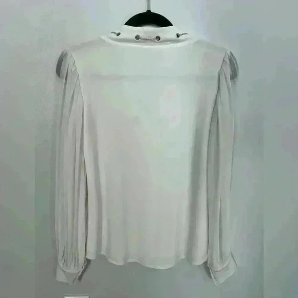 White House Black Market - Chain Detail Blouse - Picture 7 of 9